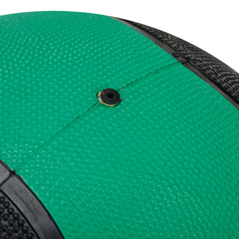 Медбол м'яч медичний Medicine Ball Zelart FI-5121-7 7кг зелений-чорний