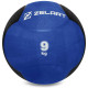 Медбол м'яч медичний Medicine Ball Zelart FI-5121-9 9кг синій-чорний