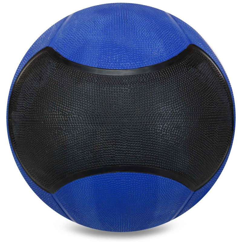 Медбол м'яч медичний Medicine Ball Zelart FI-5121-9 9кг синій-чорний