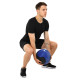 Медбол м'яч медичний Medicine Ball Zelart FI-5121-9 9кг синій-чорний