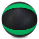 Медбол м'яч медичний Medicine Ball Zelart FI-5122-7 7кг сірий-зелений