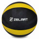 Медбол м'яч медичний Medicine Ball Zelart FI-5122-8 8кг сірий-помаранчевий