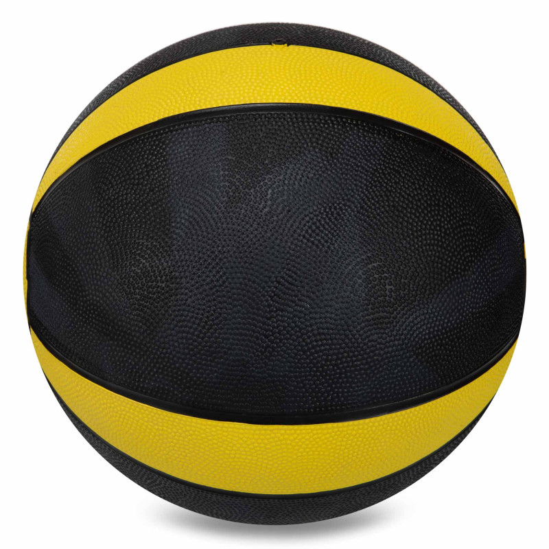 Медбол м'яч медичний Medicine Ball Zelart FI-5122-8 8кг сірий-помаранчевий