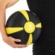 Медбол м'яч медичний Medicine Ball Zelart FI-5122-8 8кг сірий-помаранчевий