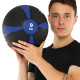 Медбол м'яч медичний Medicine Ball Zelart FI-5122-9 9кг сірий-синій