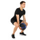 Медбол м'яч медичний Medicine Ball Zelart FI-5122-9 9кг сірий-синій