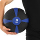 Медбол м'яч медичний Medicine Ball Zelart FI-5122-9 9кг сірий-синій