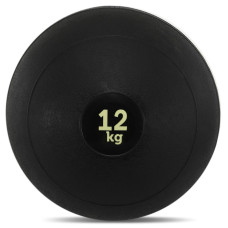 Слэмбол мяч набивной для кроссфита и фитнеса Slam Ball Record FI-5165-12 12кг чорний