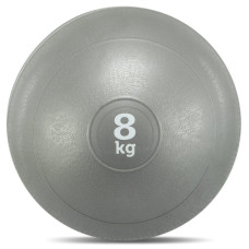 Слэмбол мяч набивной для кроссфита и фитнеса Slam Ball Record FI-5165-8 8кг сірий