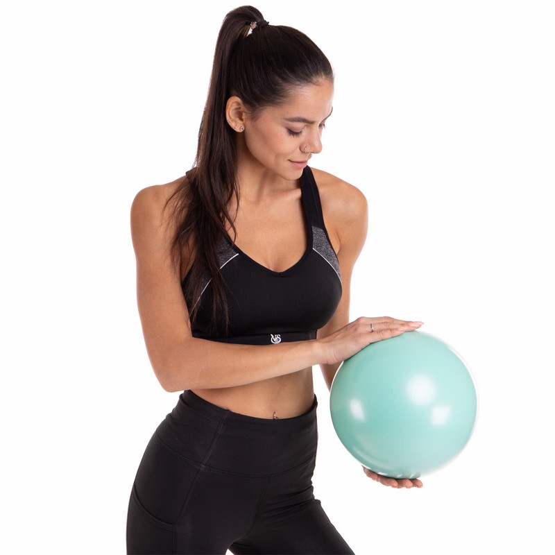 М'яч для пілатесу та йоги Pilates ball Mini Pastel Zelart FI-5220-20 20см м'ятний