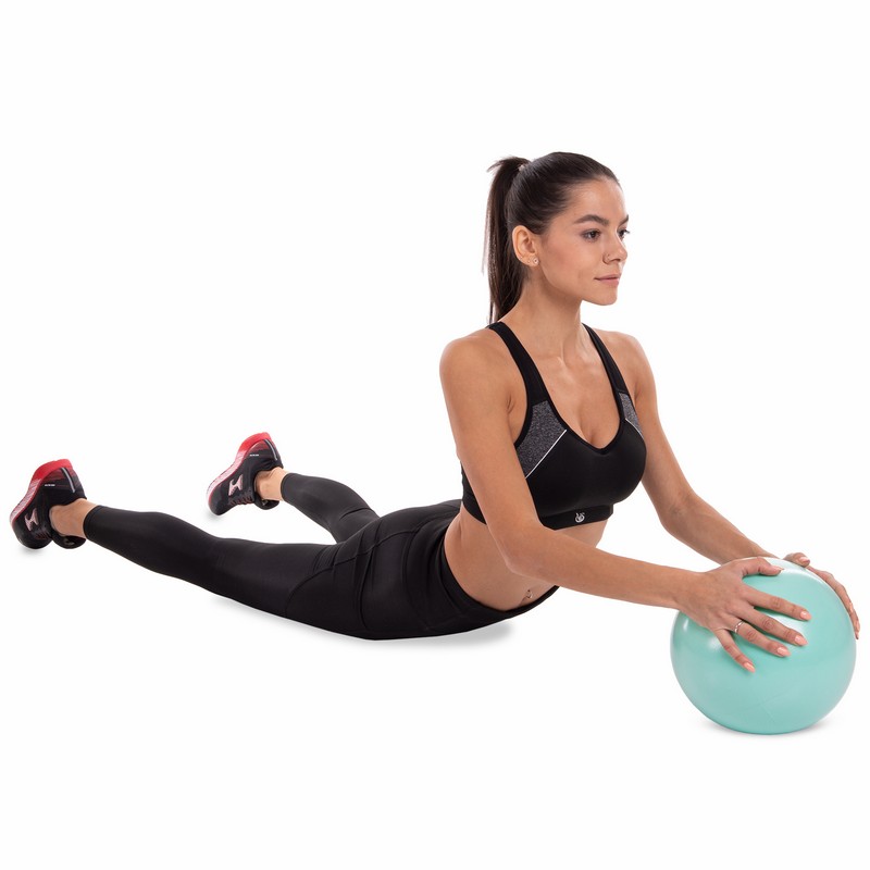 М'яч для пілатесу та йоги Pilates ball Mini Pastel Zelart FI-5220-20 20см м'ятний