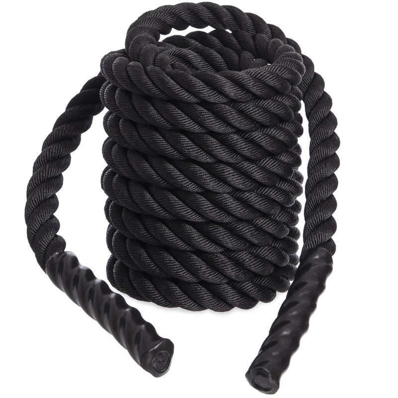 Канат для кросфіту Combat Battle Rope Zelart FI-5311-9 9м чорний