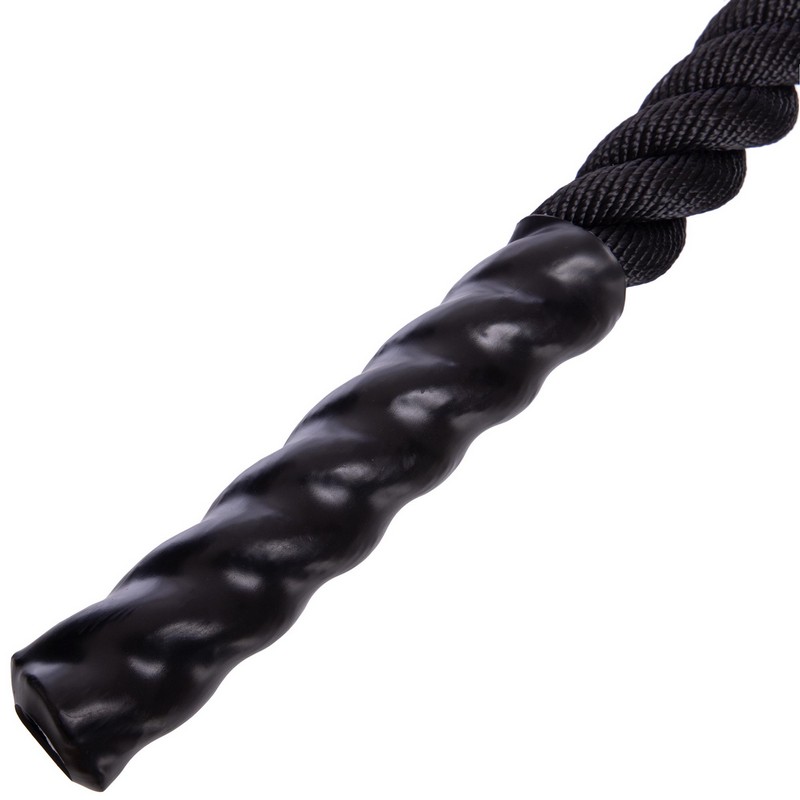 Канат для кросфіту Combat Battle Rope Zelart FI-5311-9 9м чорний