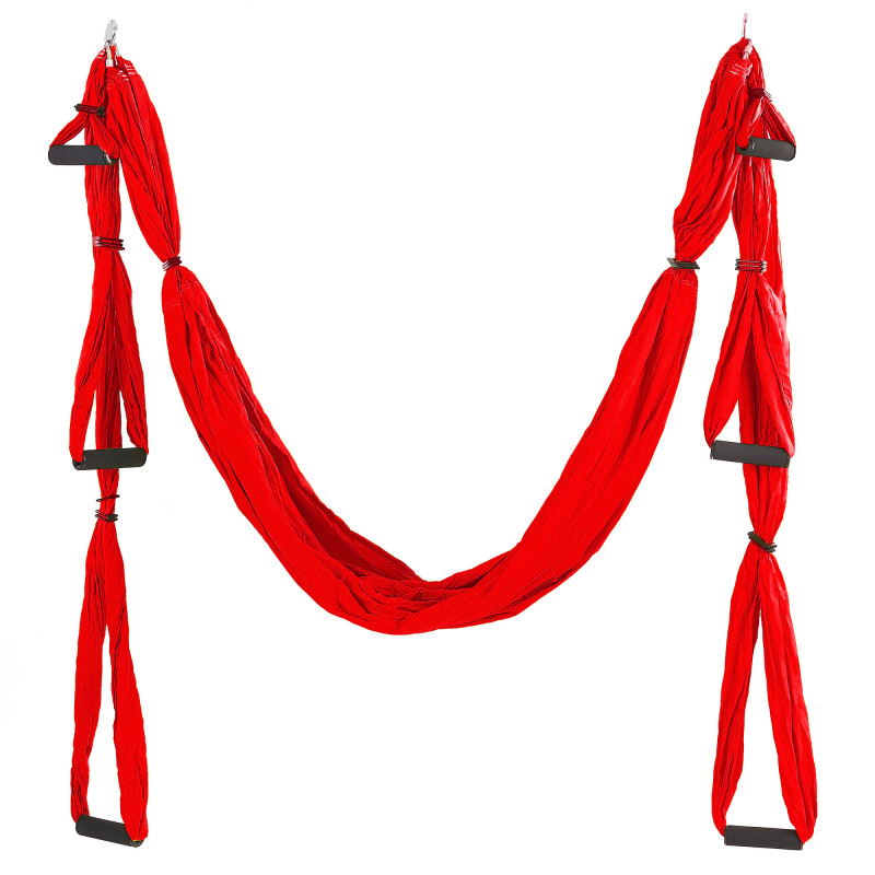 Гамак для йоги з ручками Antigravity Yoga SP-Planeta FI-5323 кольори в асортименті