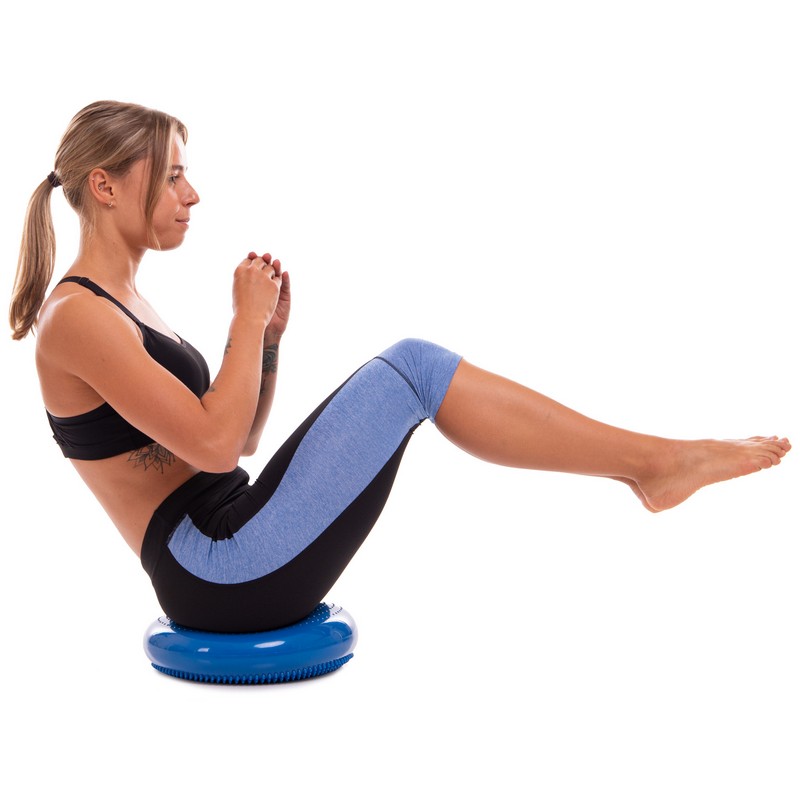 Подушка балансувальна масажна диск балансувальний BALANCE CUSHION Zelart FI-5326 діаметр 34см кольори в асортименті