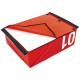 Бокс пліометричний тумба для кросфіту Пліобокс Soft plyometric box Zelart FI-5334-1 1шт 30см червоний