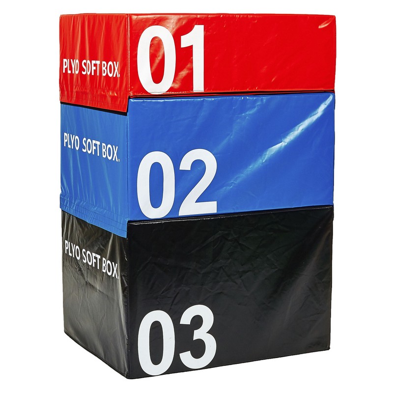 Бокс пліометричний тумба для кросфіту Пліобокс Soft plyometric box Zelart FI-5334-1 1шт 30см червоний