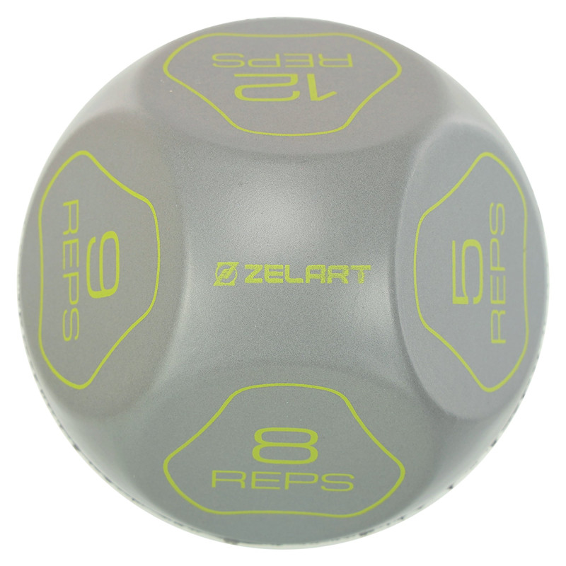 Кубики для тренувань кістки для фітнесу Sports Dice MDbuddy FI-5343 2штуки ø7,5см кольори в асортименті