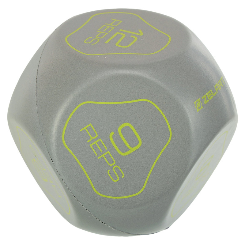 Кубики для тренувань кістки для фітнесу Sports Dice MDbuddy FI-5343 2штуки ø7,5см кольори в асортименті