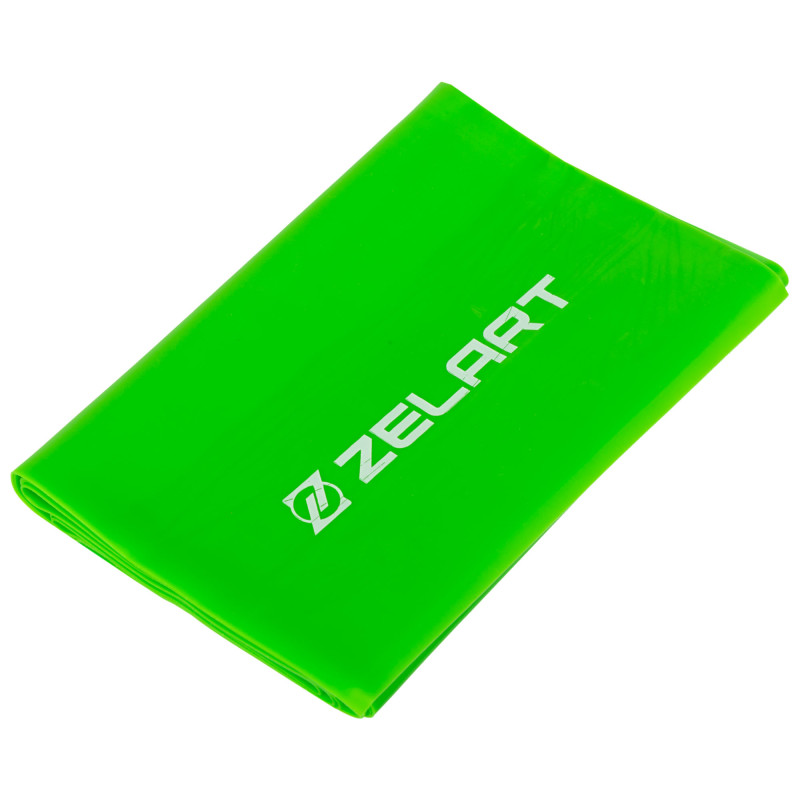 Стрічка еластична для фітнесу та йоги Zelart FI-5365-4 салатовий