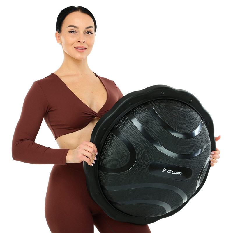 Балансувальна платформа напівсфера BOSU MDbuddy FI-5419 чорний