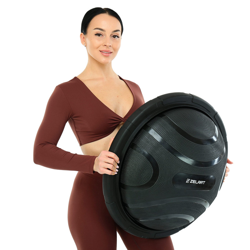 Балансувальна платформа напівсфера BOSU MDbuddy FI-5420 чорний