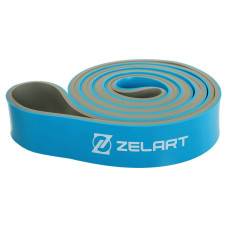 Гума петля для підтягувань та тренувань стрічка силова Zelart POWER LOOP FI-5439-4 291г синій