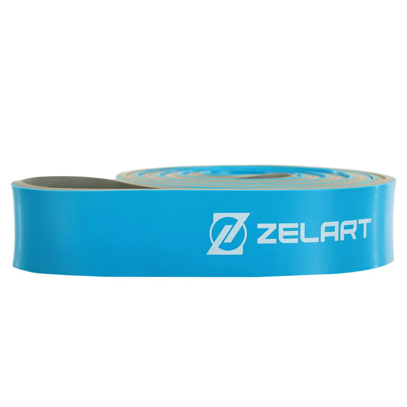 Гума петля для підтягувань та тренувань стрічка силова Zelart POWER LOOP FI-5439-4 291г синій