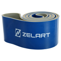 Гума петля для підтягувань та тренувань стрічка силова Zelart POWER LOOP FI-5439-7 754г сірий
