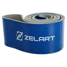 Гума петля для підтягувань та тренувань стрічка силова Zelart POWER LOOP FI-5439-7 754г сірий
