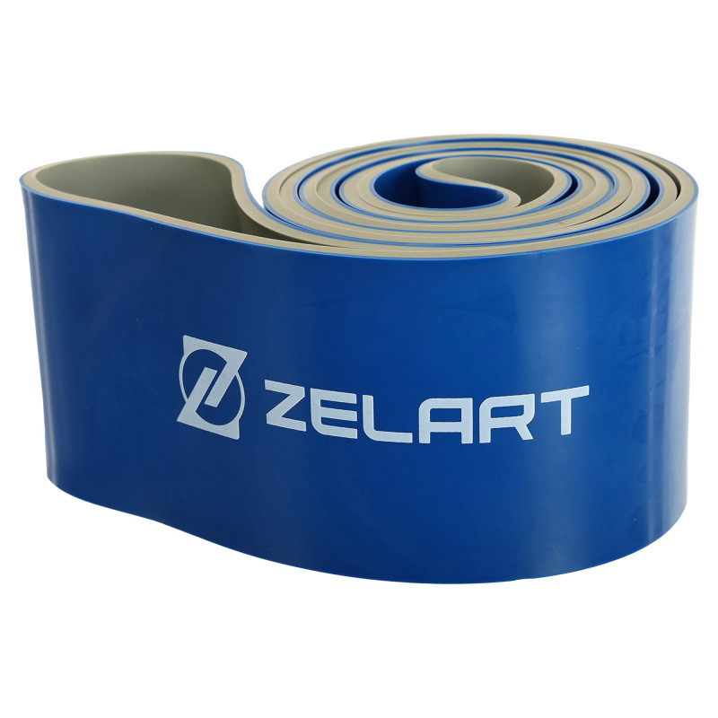 Гума петля для підтягувань та тренувань стрічка силова Zelart POWER LOOP FI-5439-7 754г сірий