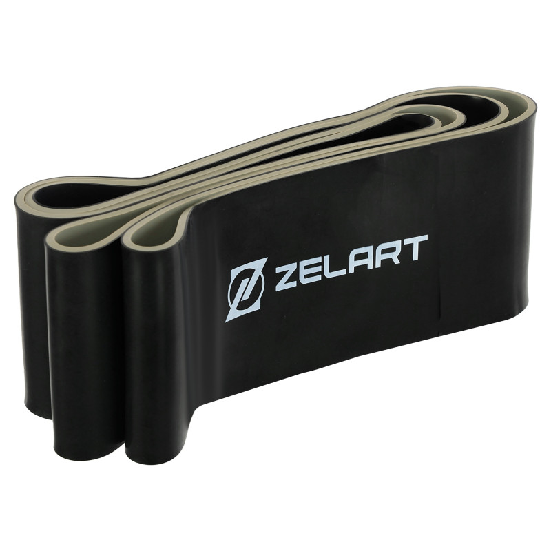 Гума петля для підтягувань та тренувань стрічка силова Zelart POWER LOOP FI-5439-8 917г чорний