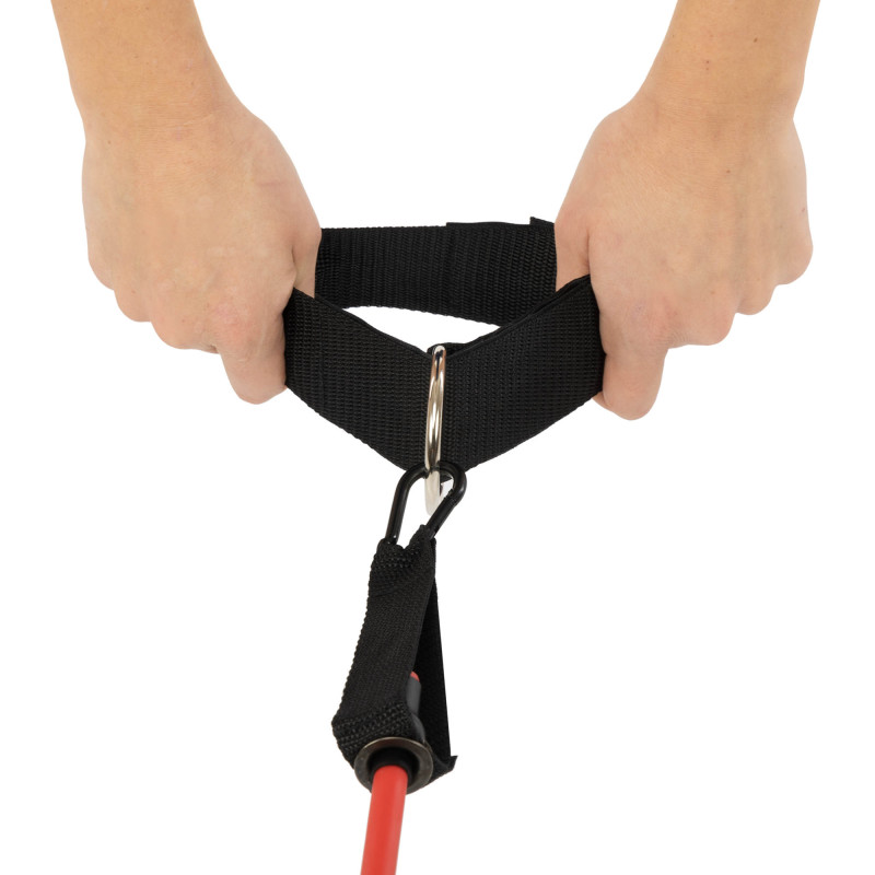 Еспандер багатофункціональний для фітнесу 5 жгутів Resistance Band Zelart FI-5449 в чохлі різнокольоровий