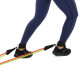 Еспандер багатофункціональний для фітнесу 5 жгутів Resistance Band Zelart FI-5449 в чохлі різнокольоровий