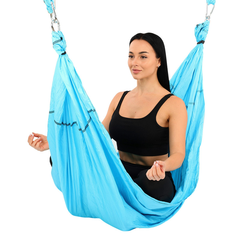Гамак для йоги Antigravity Yoga Zelart FI-5453 кольори в асортименті