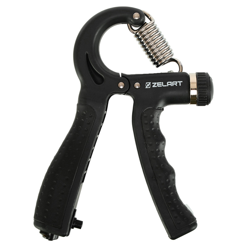 Еспандер кистьовий Ножиці пружинний з лічильником 10-40кг Zelart FI-5456 чорний