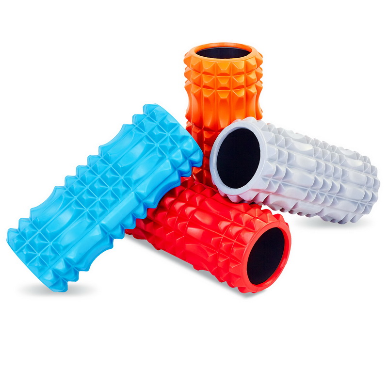 Ролер масажний циліндр (ролик мфр) 33см Grid Spine Roller Zelart FI-5712 кольори в асортименті