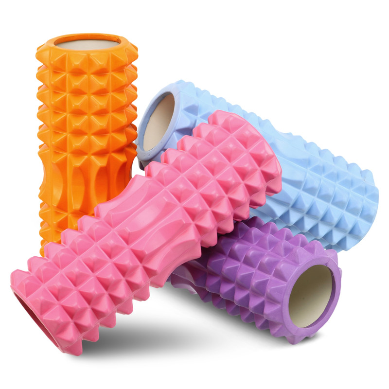 Ролер масажний циліндр (ролик мфр) 33см Grid Spine Roller SP-Sport FI-5847 кольори в асортименті