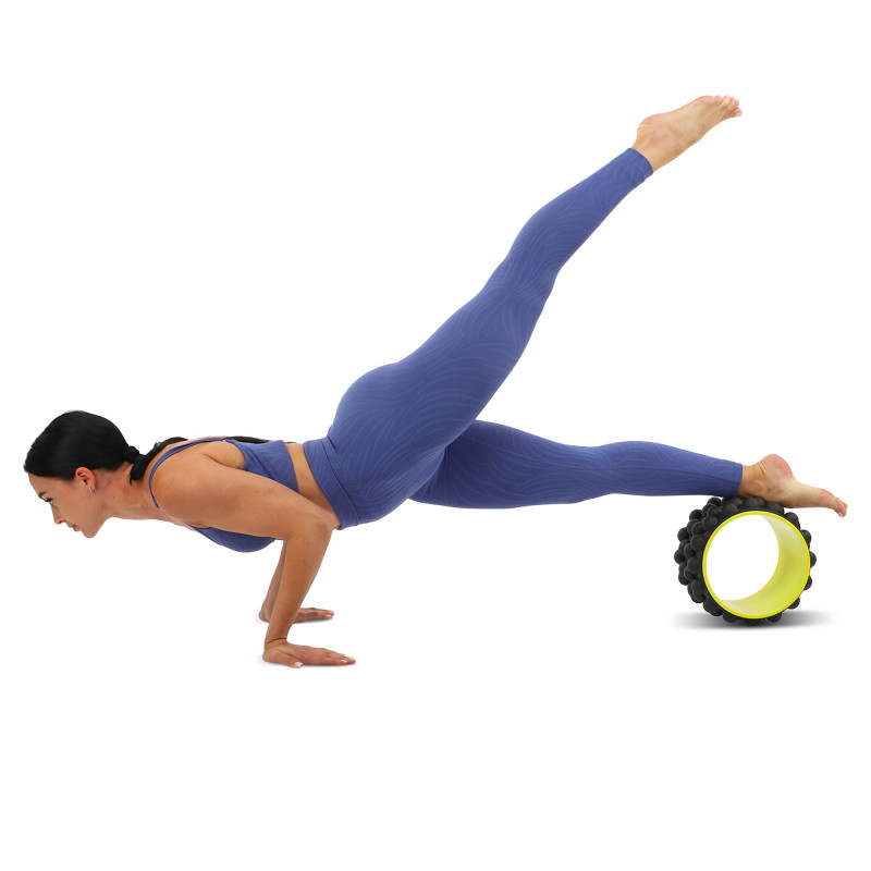 Колесо для йоги масажне Wheel Yoga SP-Sport FI-6205 кольори в асортименті