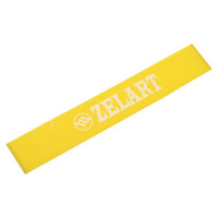 Резинка для упражнений лента сопротивления LOOP BANDS Zelart FI-6220-1 XXS жовтий
