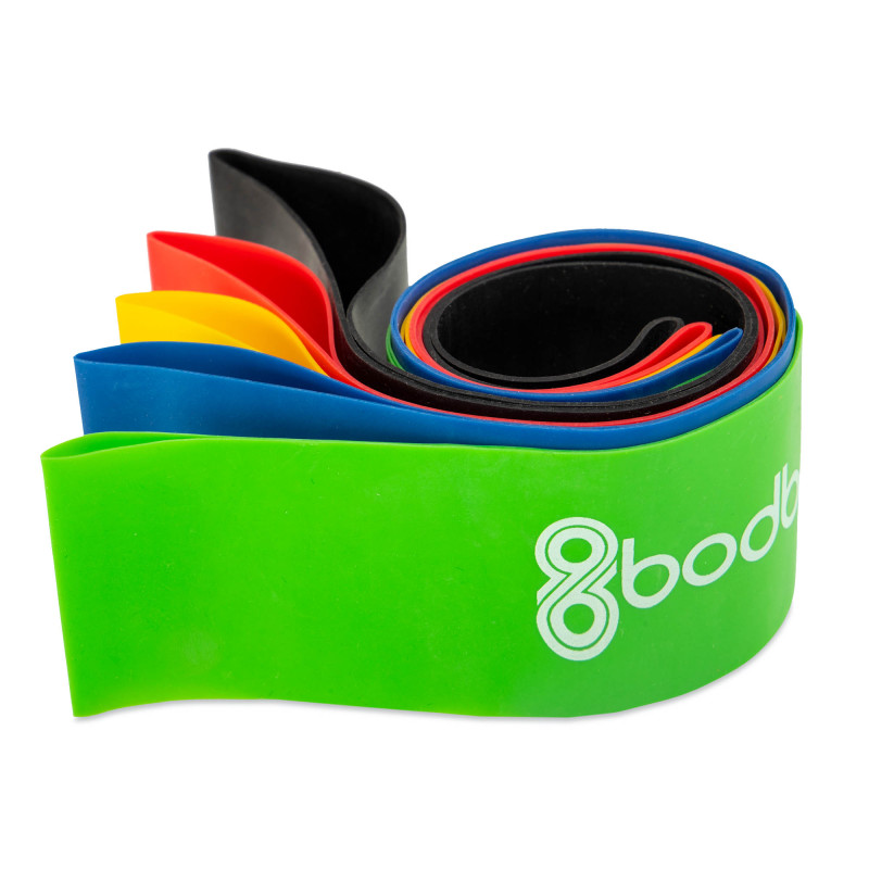 Набір резинок для вправ стрічки опору LOOP BANDS Bodbands FI-6318 5шт кольори в асортименті