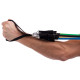 Еспандер багатофункціональний для фітнесу 5 джгутів Resistance Band Zelart FI-6333 в чехле різнокольоровий