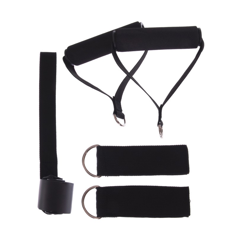 Еспандер багатофункціональний для фітнесу 5 джгутів Resistance Band Zelart FI-6333 в чехле різнокольоровий
