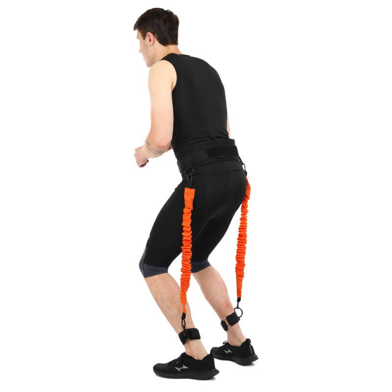 Тренувальна система для швидкісних і силових тренувань Cobra Pro VERTRCAL JUMP TRAINER FI-6554 чорний-помаранчевий