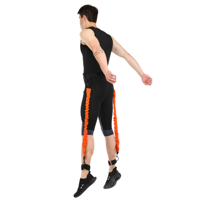 Тренувальна система для швидкісних і силових тренувань Cobra Pro VERTRCAL JUMP TRAINER FI-6554 чорний-помаранчевий