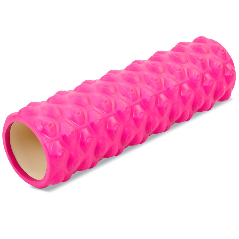 Ролер масажний циліндр (ролик мфр) 45см Grid Bubble Roller SP-Sport FI-6672 кольори в асортименті