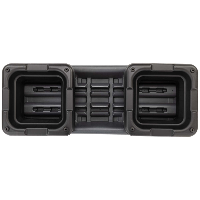 Степ-платформа для фітнесу та аеробіки 3 рівня висоти Zelart FI-6772 110x41x20см чорний-сірий