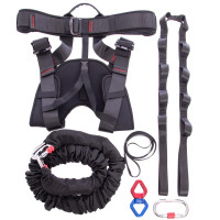 Тренажер для Банджі Фітнес BUNGEE SP-Sport FI-6900 чорний