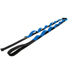Стрічка стропа з петлями для розтяжки Stretch Strap з дверним якорем Record FI-6907 14 петель чорний-синій