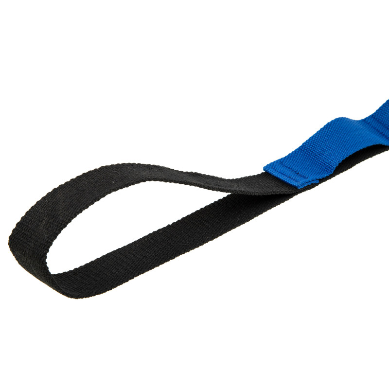 Стрічка стропа з петлями для розтяжки Stretch Strap з дверним якорем Record FI-6907 14 петель чорний-синій
